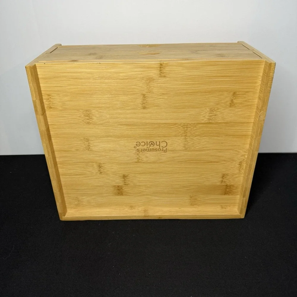 Prosumer's Choice Wooden Desk Organizer With Two Drawers Monitor Display Bamboo*